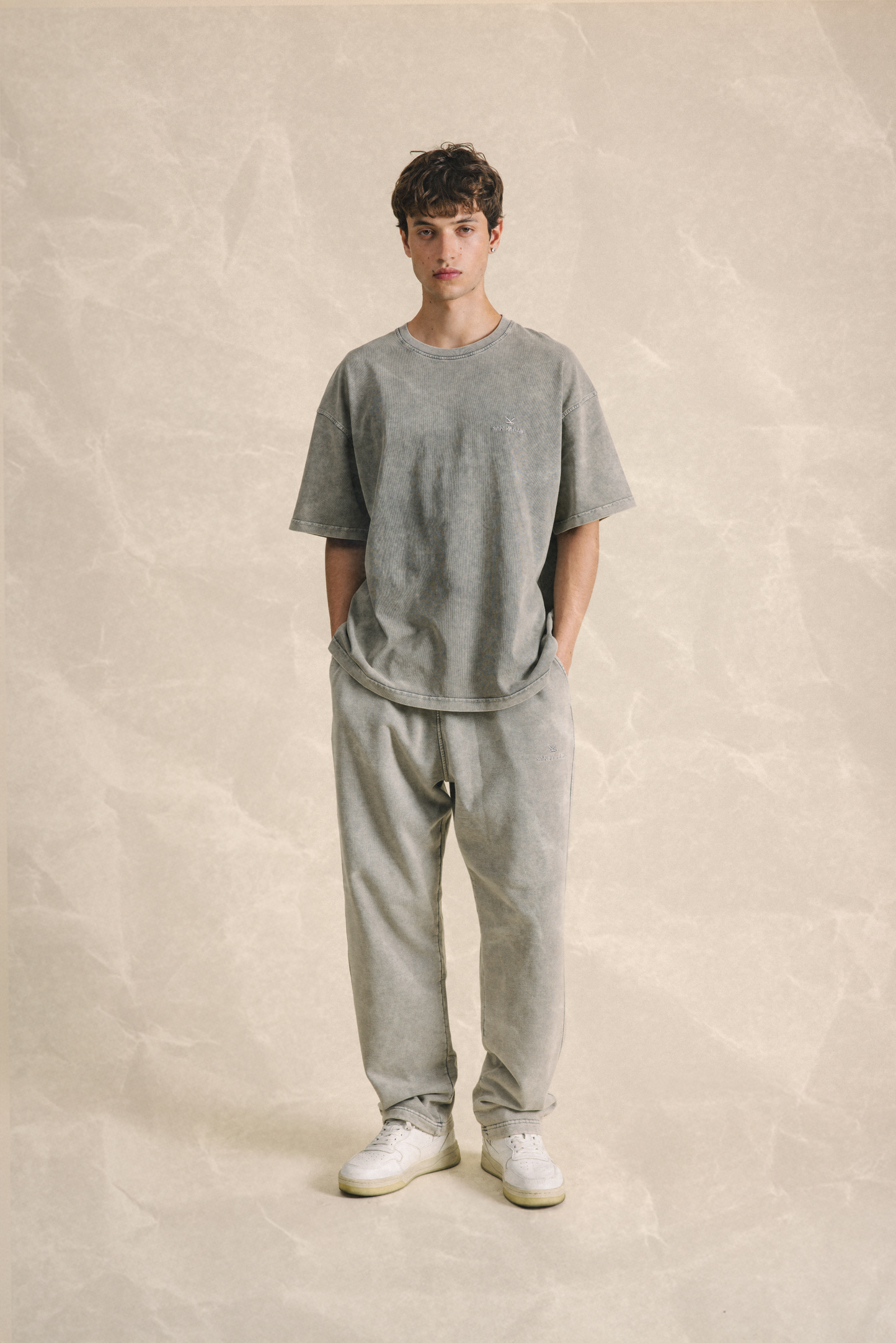 T-Shirt Washed Stone