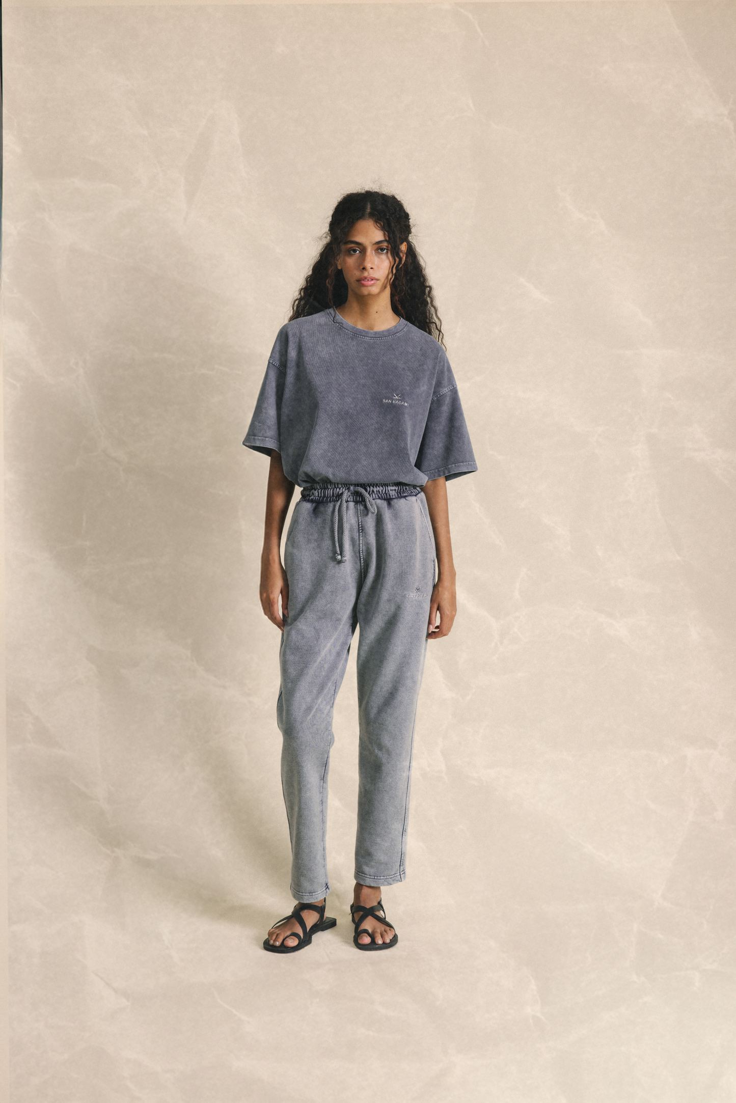Pants Washed Grey
