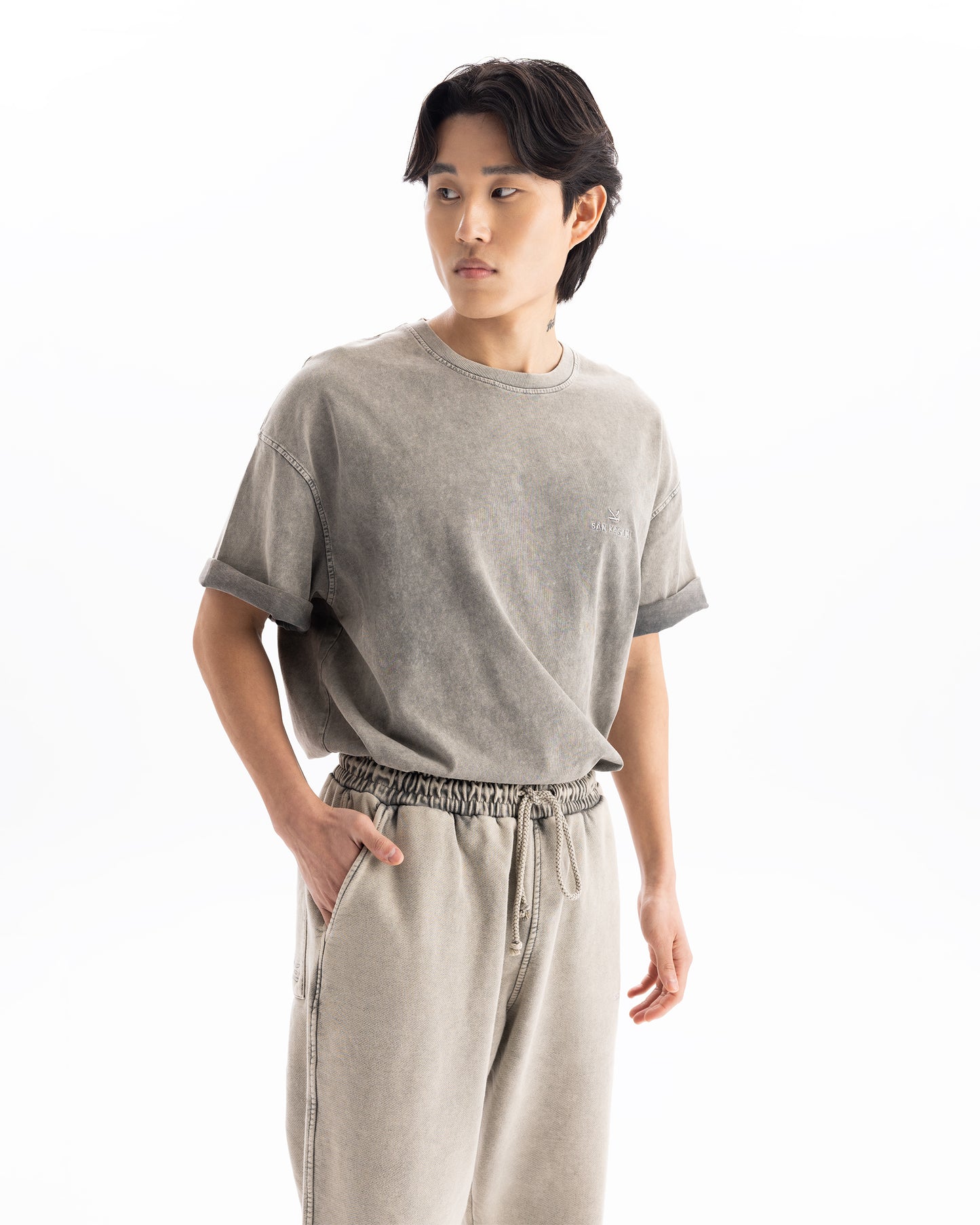 T-Shirt Washed Stone