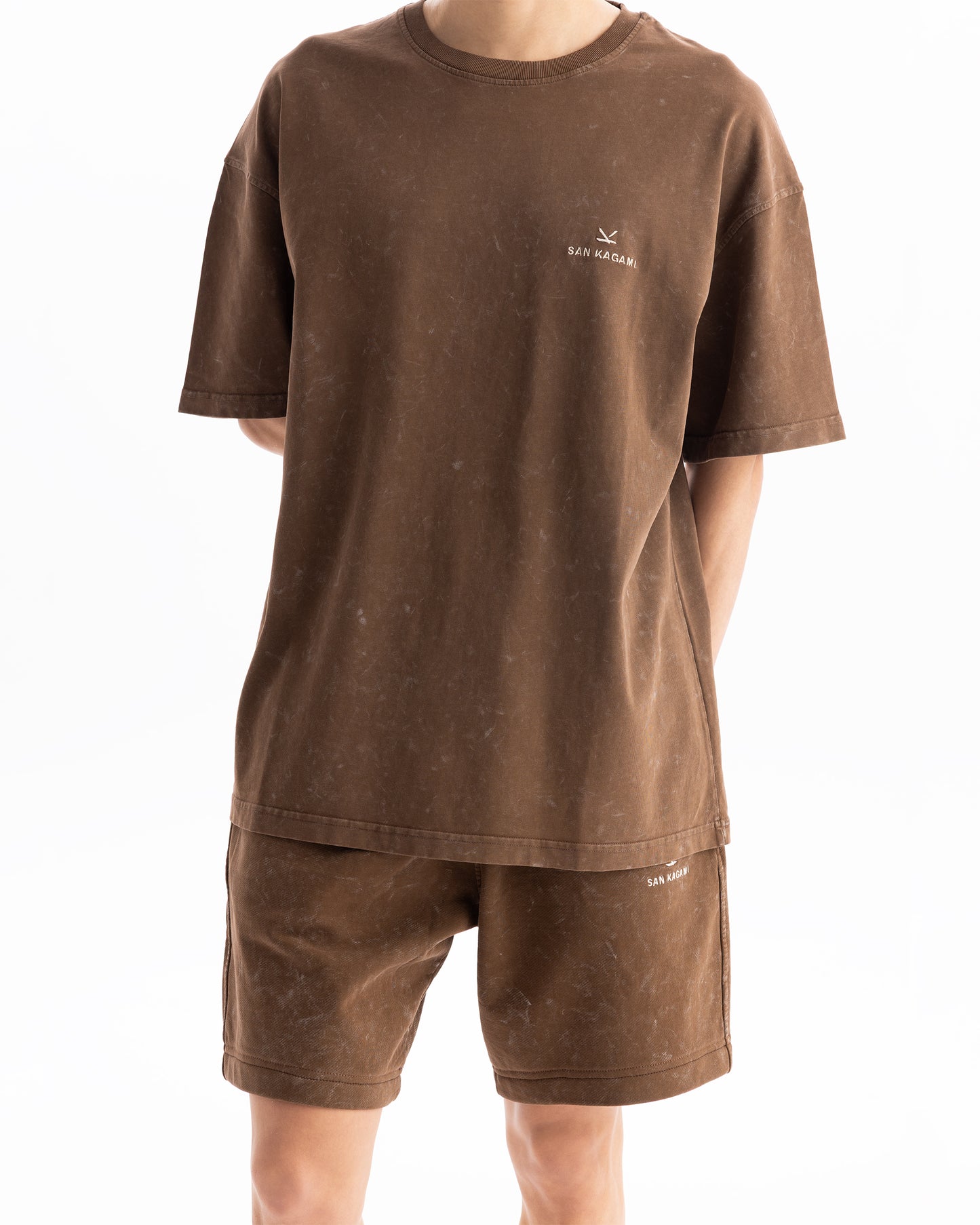 T-Shirt Washed Brown