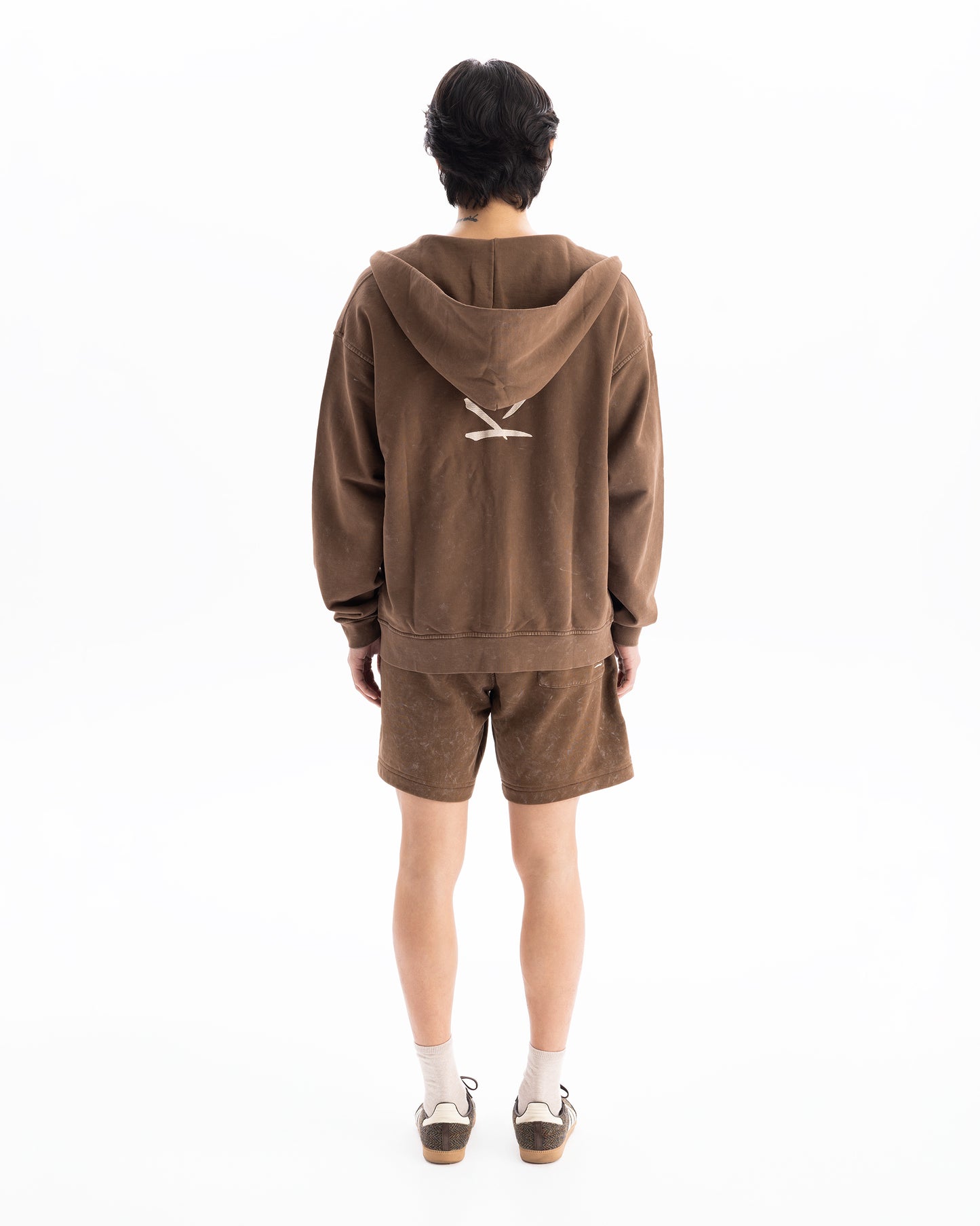 Zipper Washed Brown
