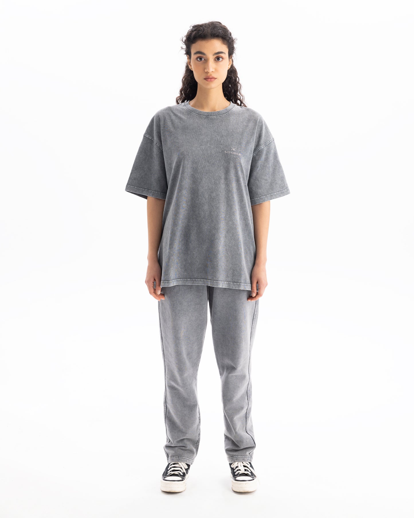 T-Shirt Washed Grey