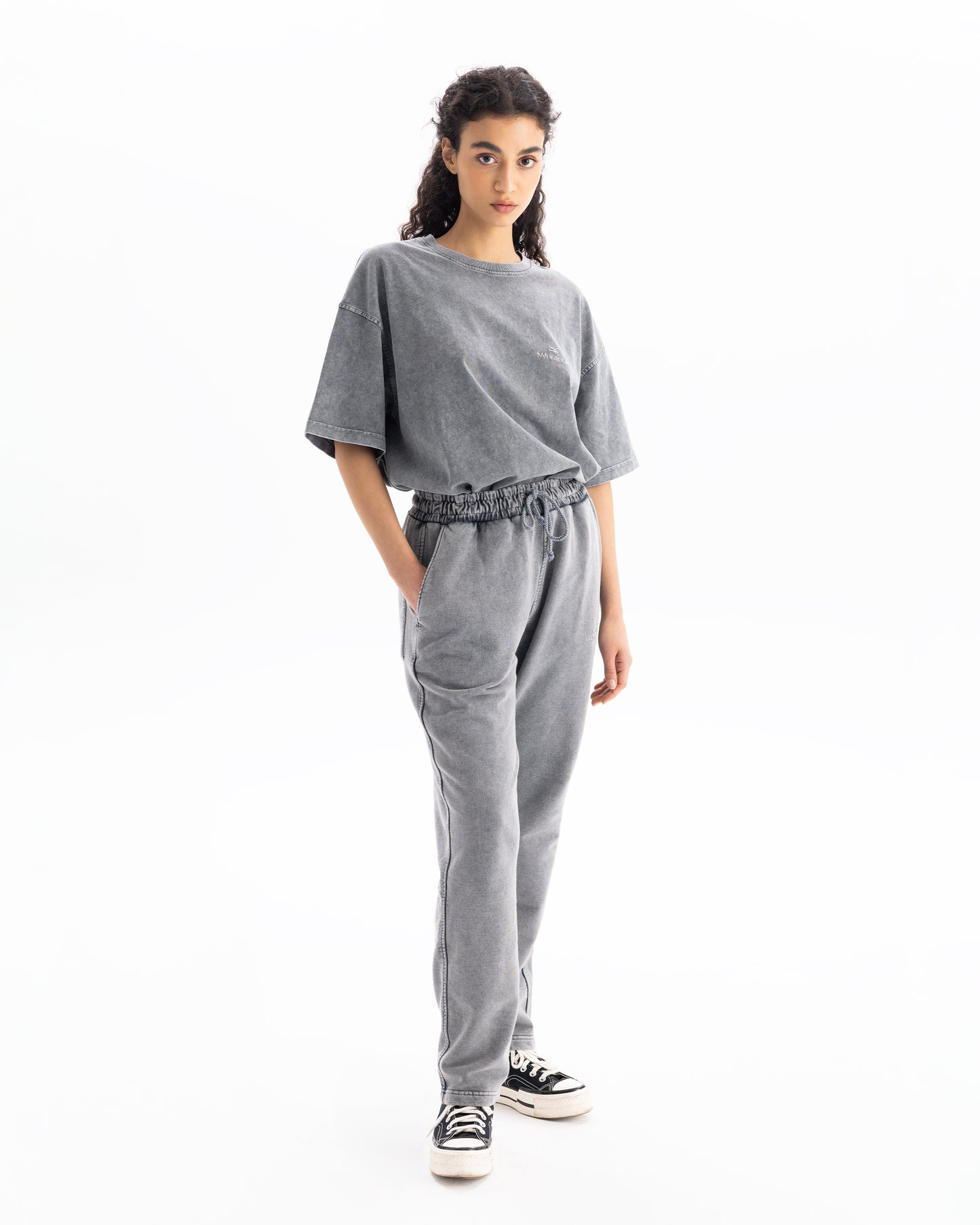 Pants Washed Grey