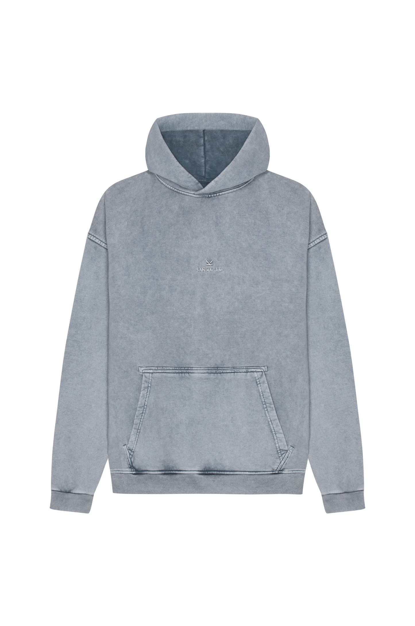 Hoodie Washed Grey