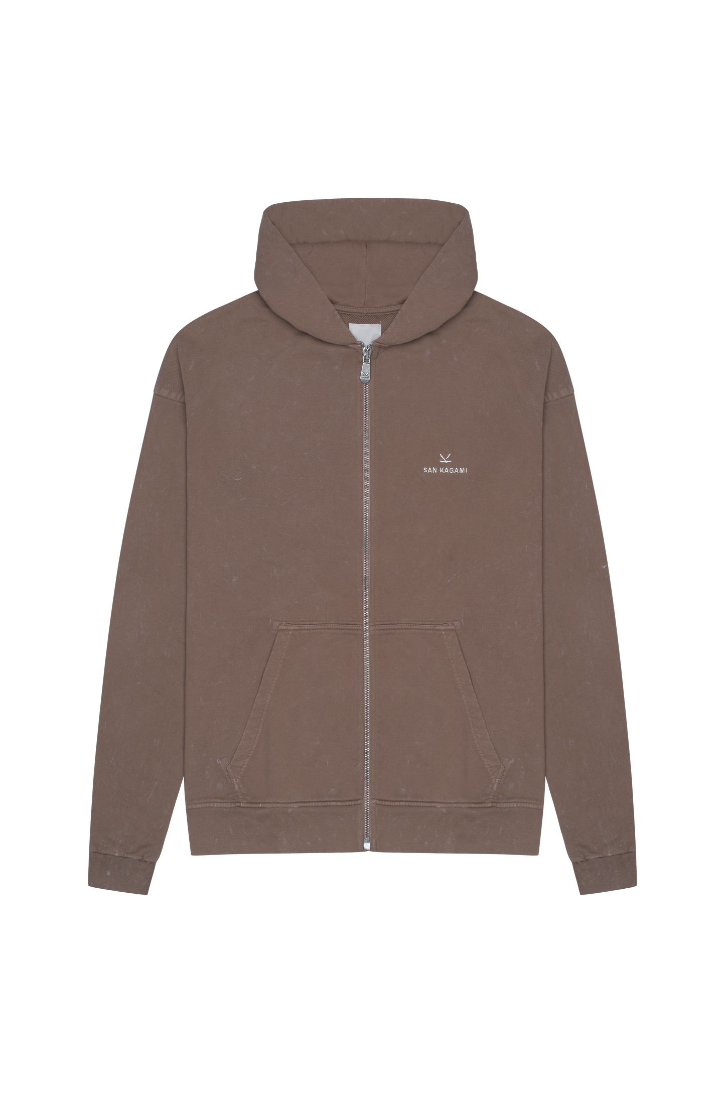 Zipper Washed Brown