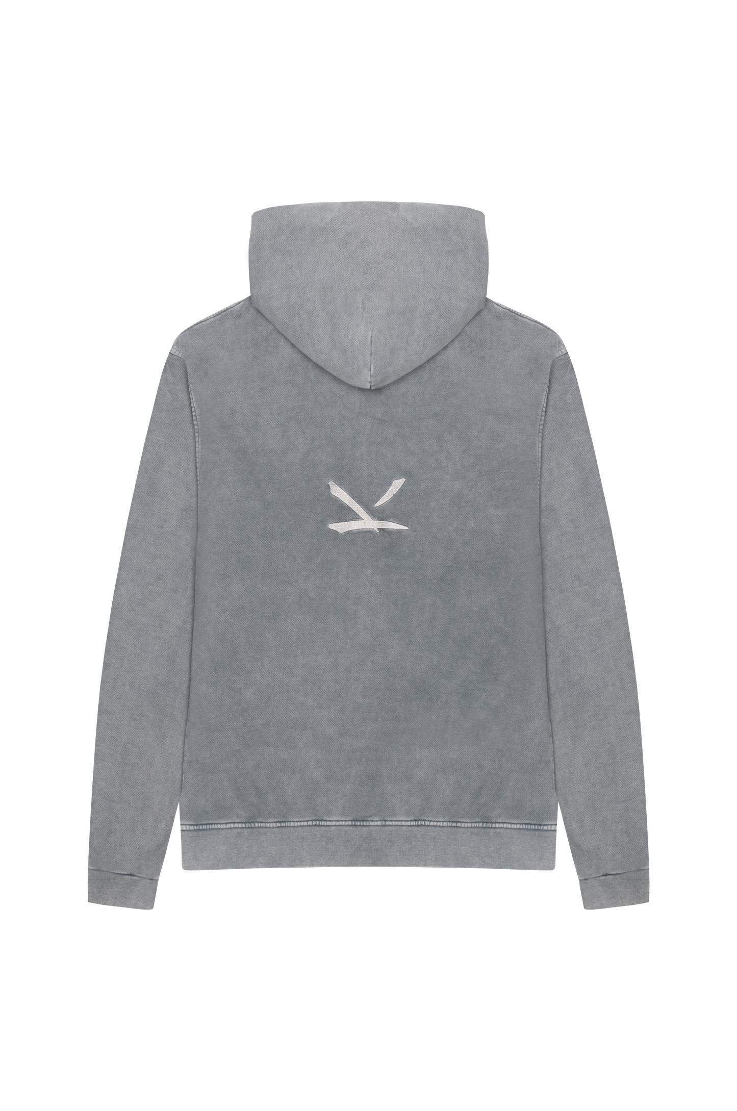 Zipper Washed Grey