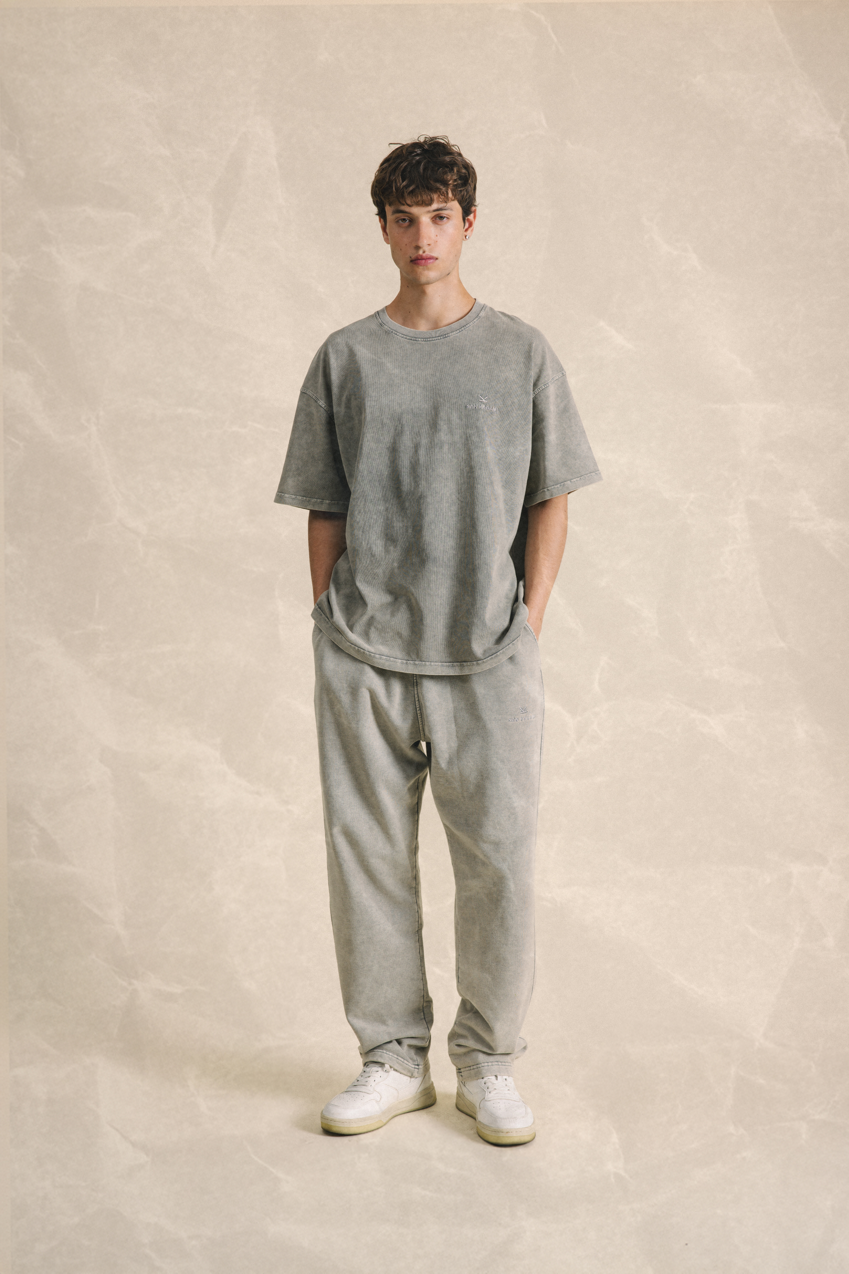 T-Shirt Washed Stone
