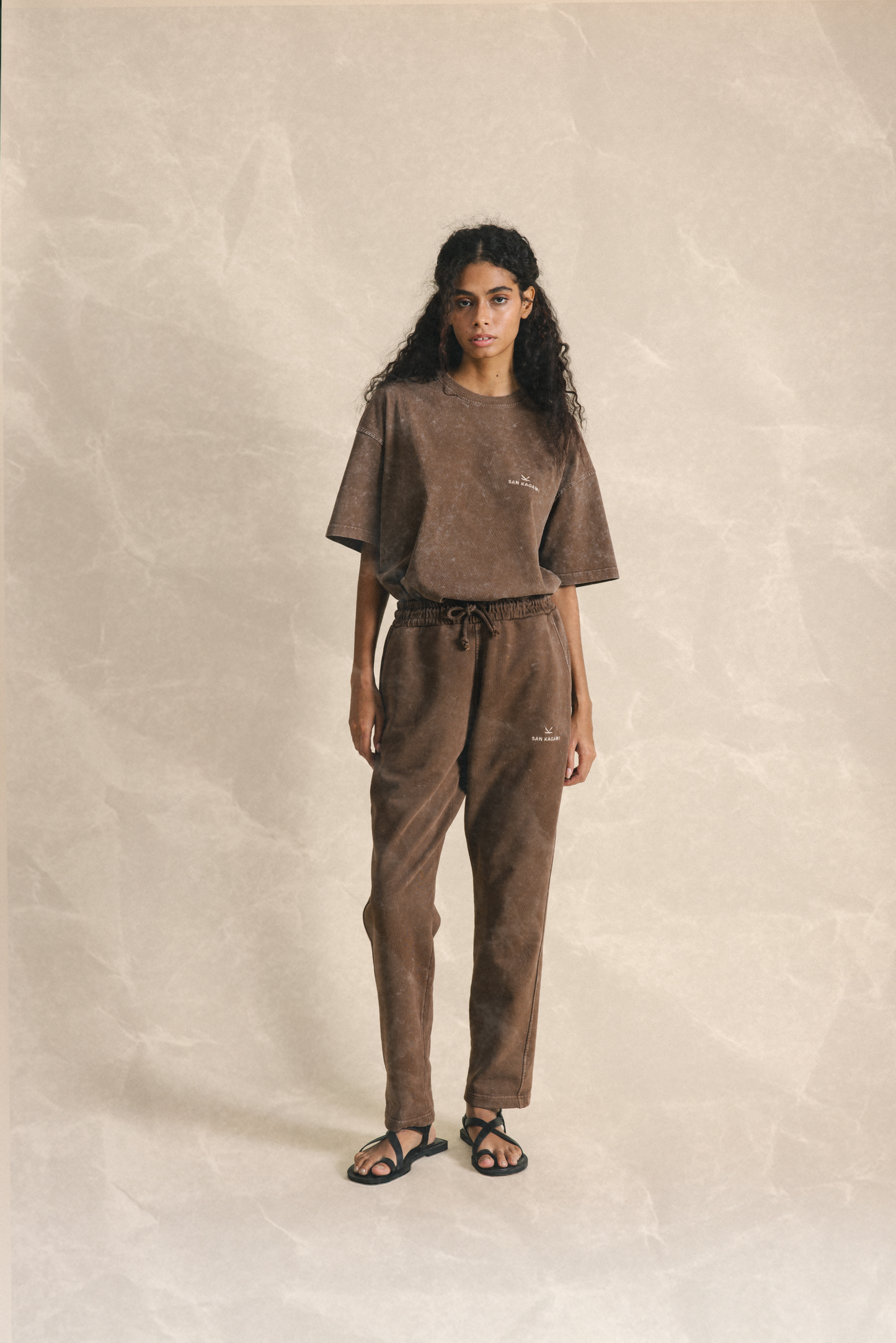 Pants Washed Brown
