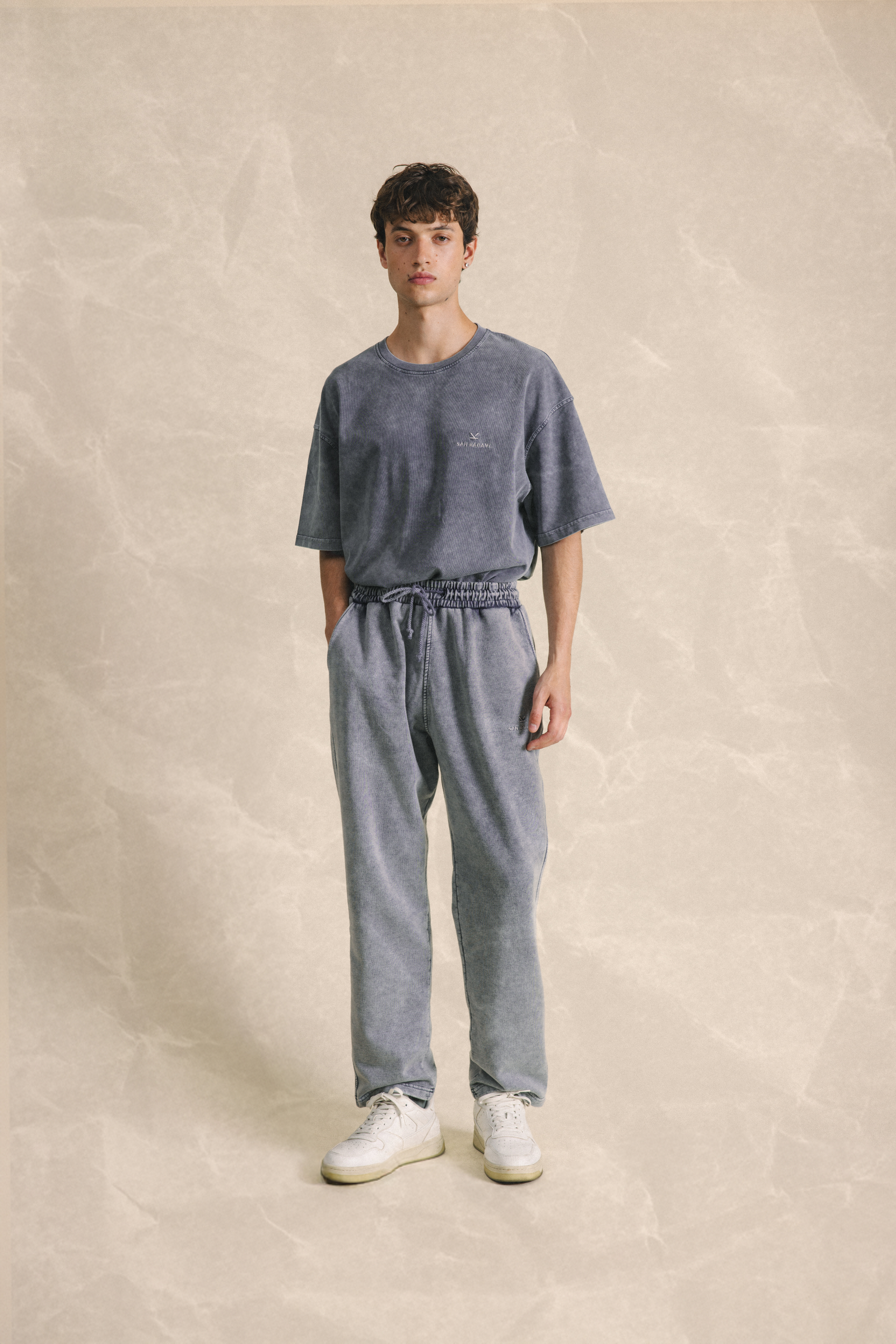 Pants Washed Grey