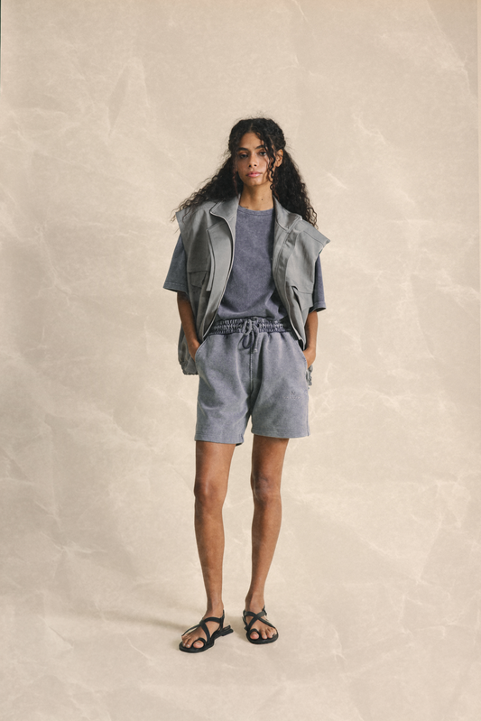 Shorts Washed Grey