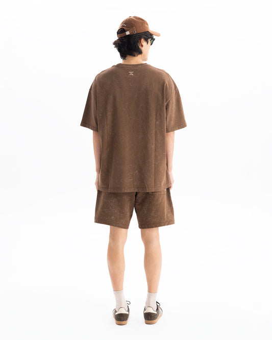 T-Shirt Washed Brown