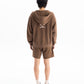 Zipper Washed Brown