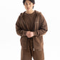Zipper Washed Brown