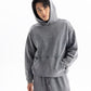 Hoodie Washed Grey