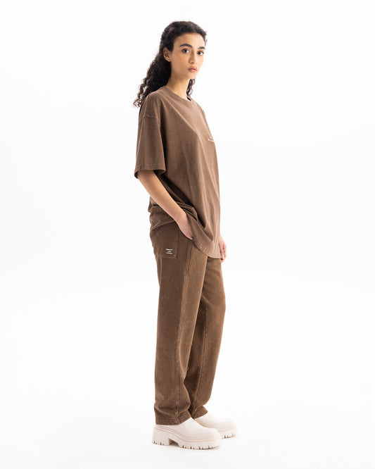 Pants Washed Brown