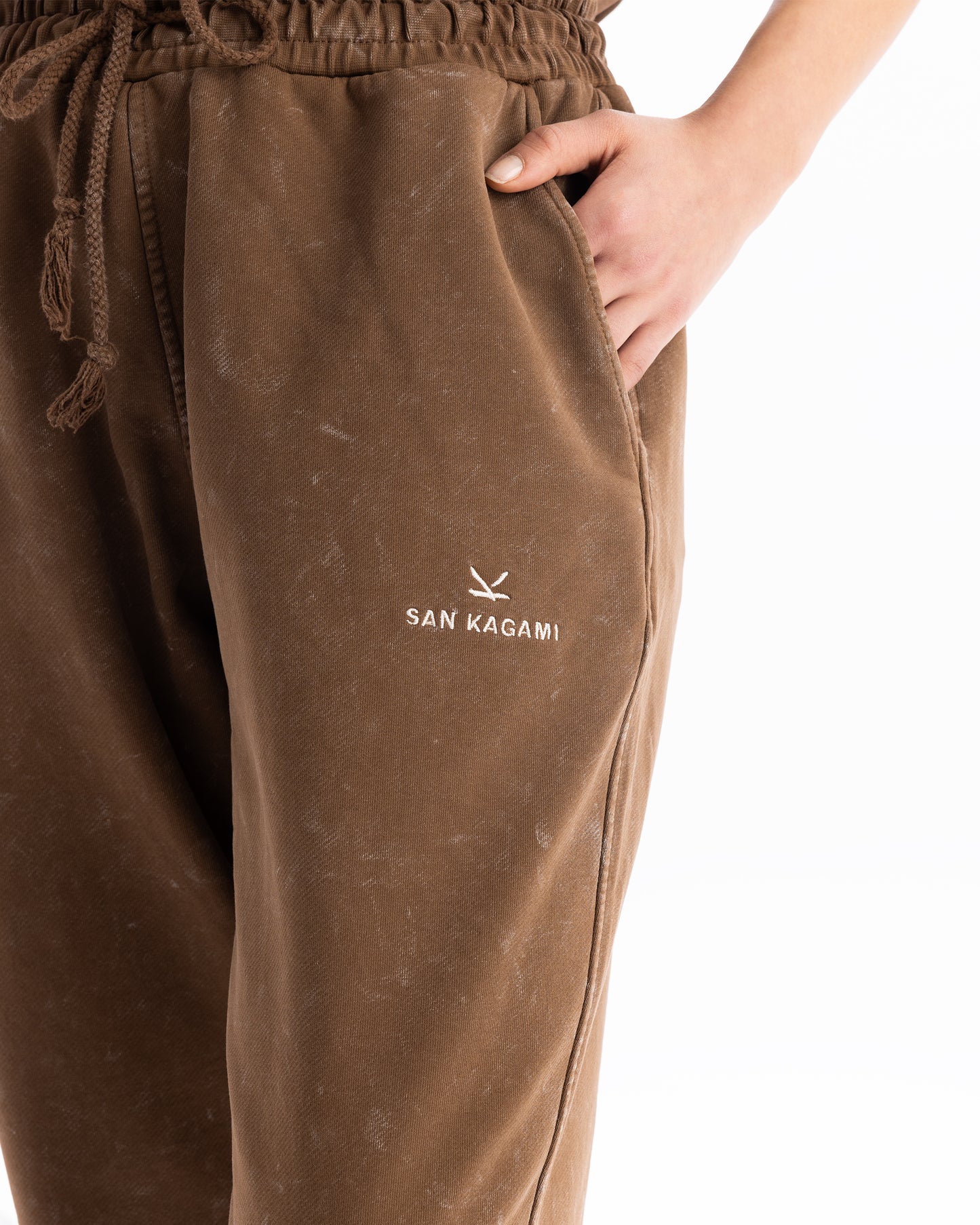 Pants Washed Brown
