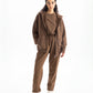 Zipper Washed Brown
