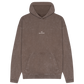 Hoodie Washed Brown